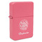 Happy New Year Windproof Lighter - Pink - Double Sided (Personalized)