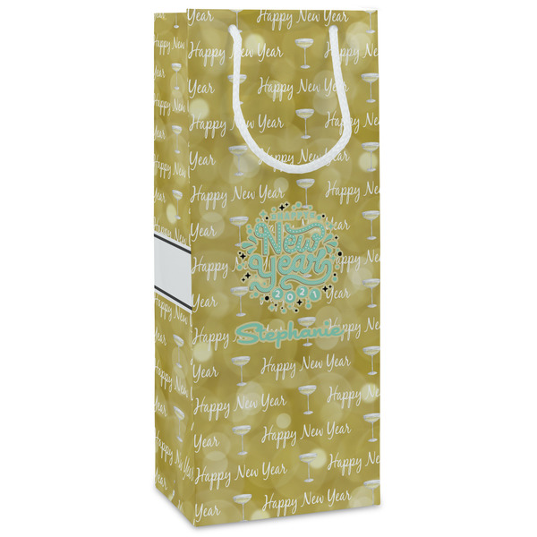Custom Happy New Year Wine Gift Bags (Personalized)