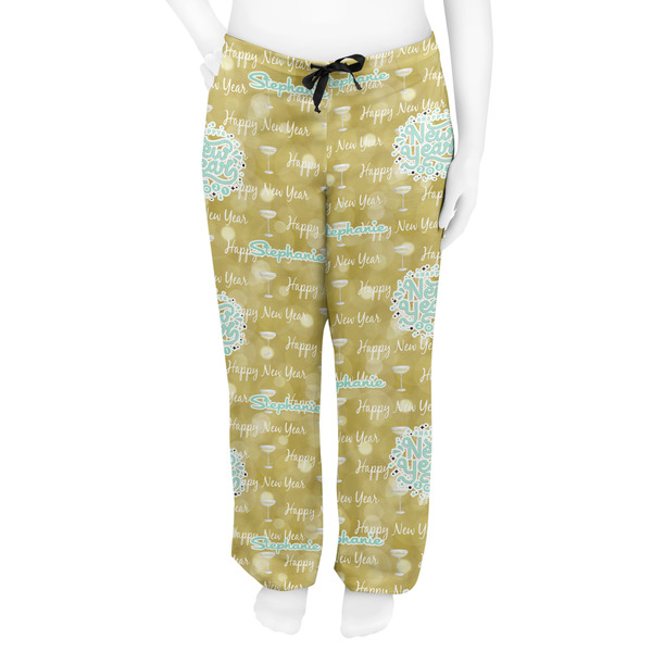 Happy New Year Women's Pj on model - Front