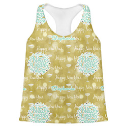 Happy New Year Womens Racerback Tank Top - Small (Personalized)