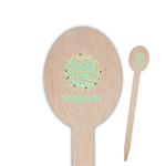 Happy New Year Oval Wooden Food Picks (Personalized)