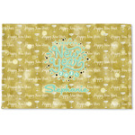 Happy New Year Woven Mat w/ Name or Text