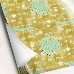 Happy New Year Wrapping Paper Sheets - Single-Sided - 20" x 28" (Personalized)