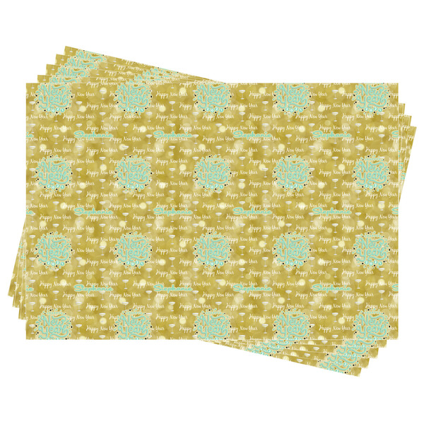 Happy New Year Wrapping Paper - Front & Back - Sheets Approval