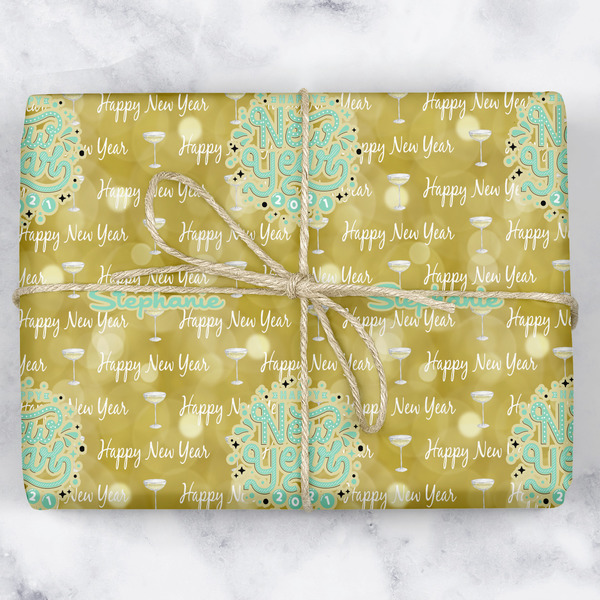 Custom Happy New Year Wrapping Paper (Personalized)