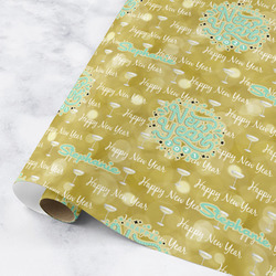Happy New Year Wrapping Paper Roll - Medium (Personalized)