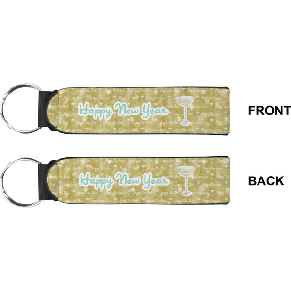 Happy New Year Wristlet (Front + Back)
