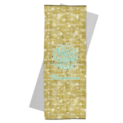 Happy New Year Yoga Mat Towel w/ Name or Text