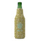 Happy New Year Zipper Bottle Cooler - FRONT (bottle)