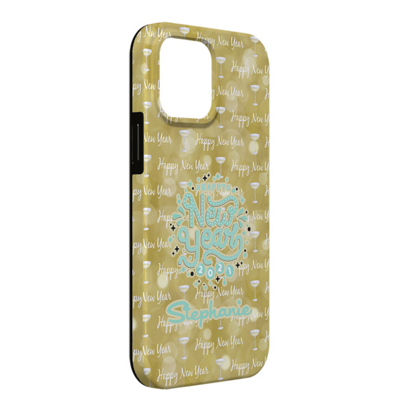 Custom Happy New Year iPhone Case - Rubber Lined - iPhone 13 Pro Max (Personalized)