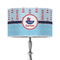 Light House & Waves 12" Drum Lampshade - ON STAND (Poly Film)