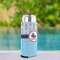 Light House & Waves Can Cooler - Tall 12oz - In Context