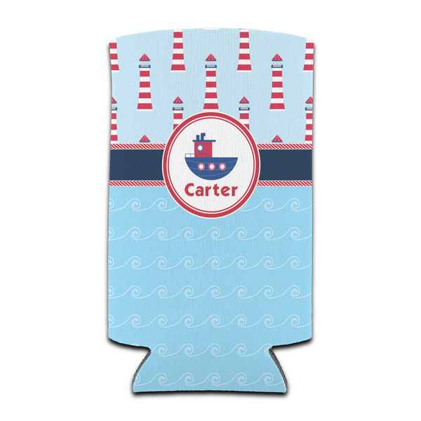 Light House & Waves 12oz Tall Can Sleeve - Set of 4 - FRONT