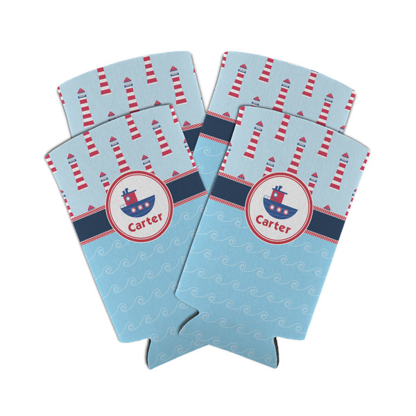 Light House & Waves 12oz Tall Can Sleeve - Set of 4 - MAIN