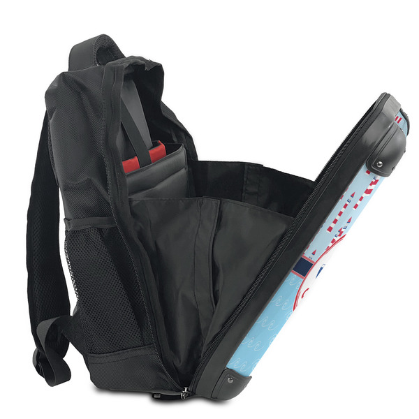 Light House & Waves 15" Backpack - SIDE OPEN