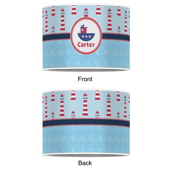 Light House & Waves 16" Drum Lampshade - APPROVAL (Poly Film)