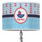 Light House & Waves 16" Drum Lampshade - ON STAND (Poly Film)