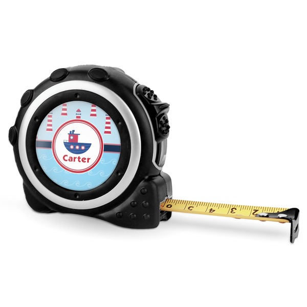 Custom Light House & Waves Tape Measure - 16 Ft (Personalized)