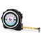 Light House & Waves 16 Foot Black & Silver Tape Measures - Front