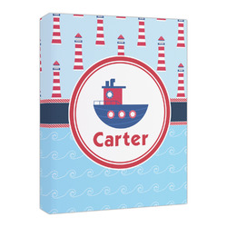 Light House & Waves Canvas Print - 16x20 (Personalized)