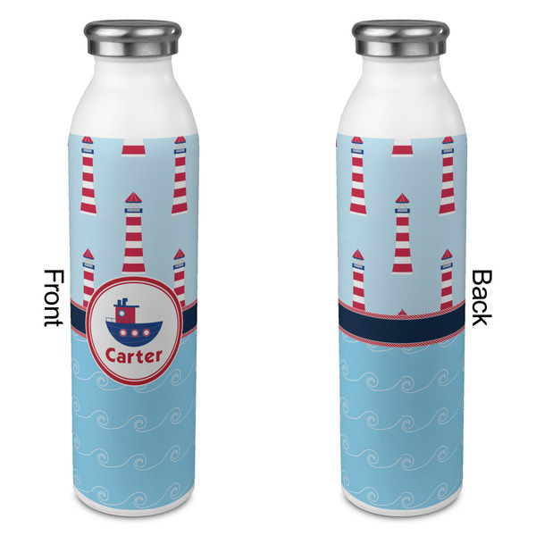 Light House & Waves 20oz Water Bottles - Full Print - Approval