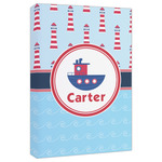 Light House & Waves Canvas Print - 20x30 (Personalized)