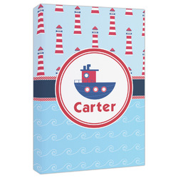 Light House & Waves Canvas Print - 20x30 (Personalized)