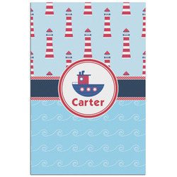 Light House & Waves Poster - Matte - 24x36 (Personalized)