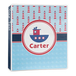Light House & Waves 3-Ring Binder - 1 inch (Personalized)