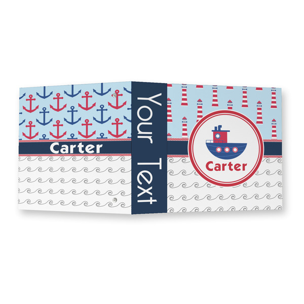 Light House & Waves 3 Ring Binders - Full Wrap - 2" - OPEN OUTSIDE