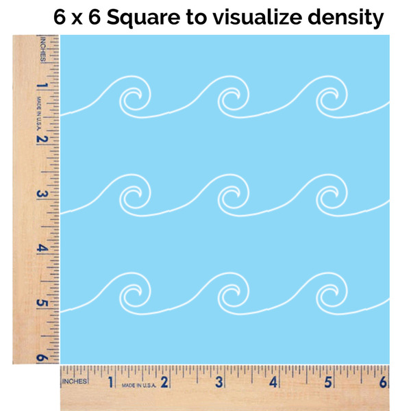 Light House & Waves 6x6 Swatch of Fabric