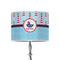 Light House & Waves 8" Drum Lampshade - ON STAND (Poly Film)