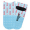 Light House & Waves Adult Ankle Socks - Single Pair - Front and Back