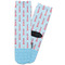 Light House & Waves Adult Crew Socks - Single Pair - Front and Back