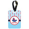 Light House & Waves Metal Luggage Tag w/ Name or Text