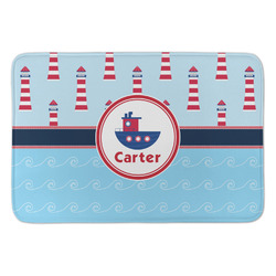 Light House & Waves Anti-Fatigue Kitchen Mat (Personalized)