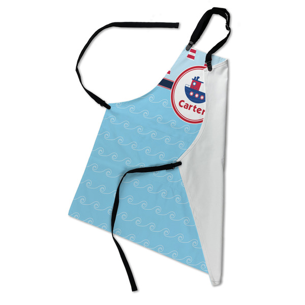 Light House & Waves Apron - Folded