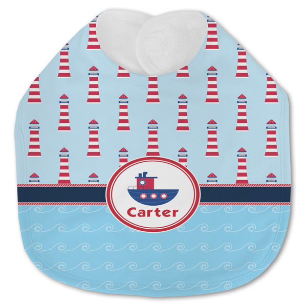 Light House & Waves Baby Bib - AFT closed