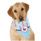 Light House & Waves Dog Bandana Scarf w/ Name or Text