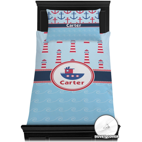 Light House & Waves Bedding Set (TwinXL) - Duvet