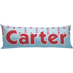 Light House & Waves Body Pillow Case (Personalized)