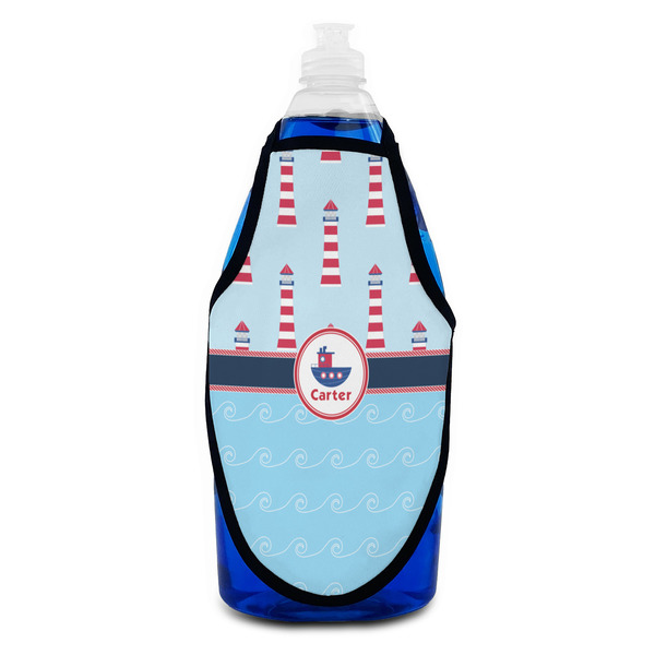 Light House & Waves Bottle Apron - Soap - FRONT