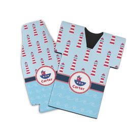 Light House & Waves Bottle Cooler (Personalized)