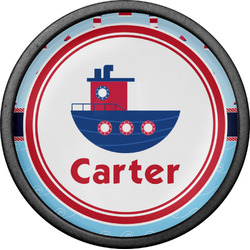 Light House & Waves Cabinet Knob (Black) (Personalized)