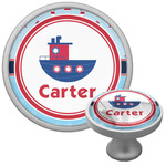 Light House & Waves Cabinet Knob (Silver) (Personalized)