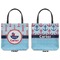 Light House & Waves Canvas Tote - Front and Back