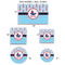 Light House & Waves Car Magnets - SIZE CHART