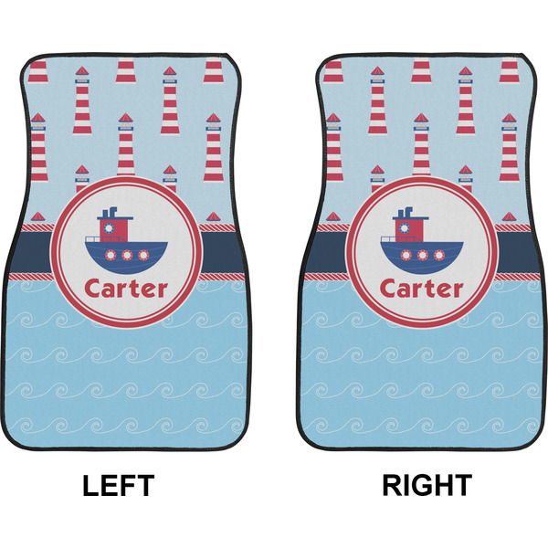 Light House & Waves Car Mat Front - Approval