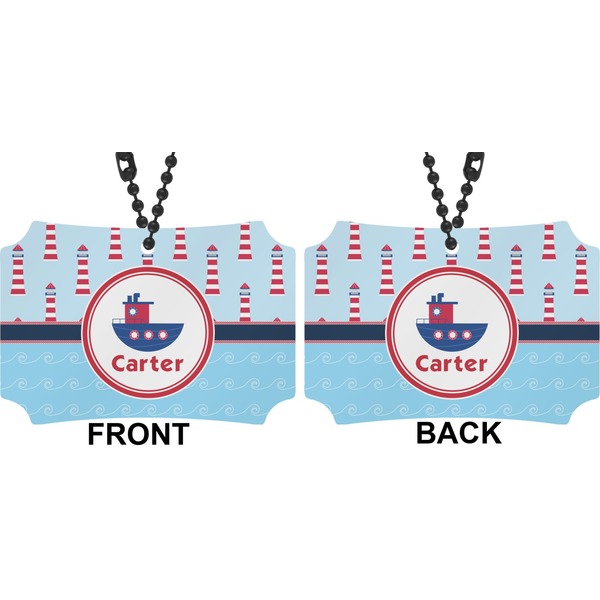 Light House & Waves Car Ornament - Berlin (Approval)