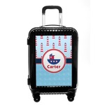 Light House & Waves Carry On Hard Shell Suitcase (Personalized)